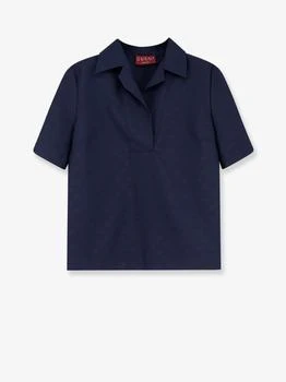 Gucci | Fabric polo shirt with GG pattern