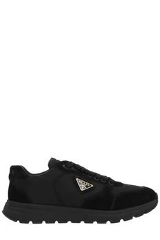Prada | Prada Triangle-Logo Lace-Up Sneakers