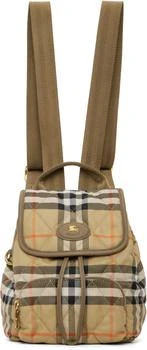 Burberry | Beige Mini Horseshoe Backpack
