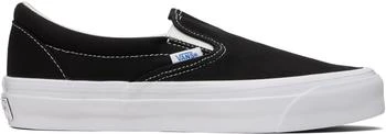 Vans Black
White LX Slip-On Reissue 98 Sneakers