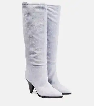 Isabel Marant | Ririo denim knee-high boots