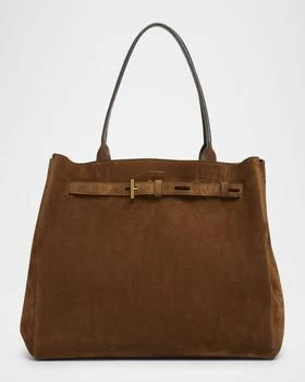 Tom Ford | Audrey Large Tote Bag in Calfskin Suede