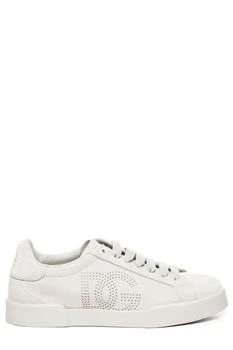 Dolce & Gabbana | Dolce & Gabbana Portofino Logo Perforated Sneakers
