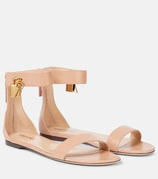 Tom Ford | Padlock leather sandals