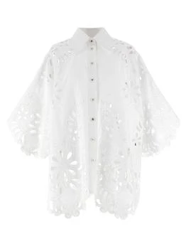 Dolce & Gabbana | Dolce & Gabbana Cut-Out Embroidered Shirt