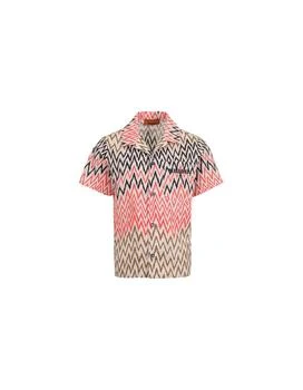 Missoni Kids Logo-Embroidered Zigzag Shirt