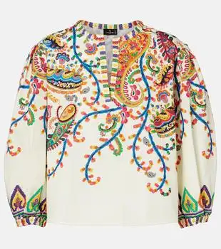ETRO | Paisley printed cotton top