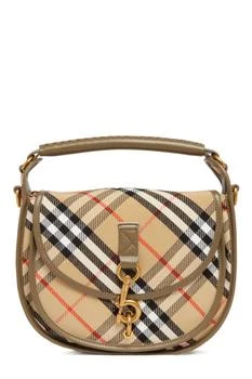Burberry | Burberry B Clip Checked Small Crossbody Bag