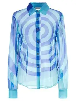 Dries Van Noten | Dries Van Noten Long-Sleeved Cloudy Shirt