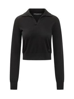 Dolce & Gabbana | Dolce & Gabbana Knitted Cropped Top