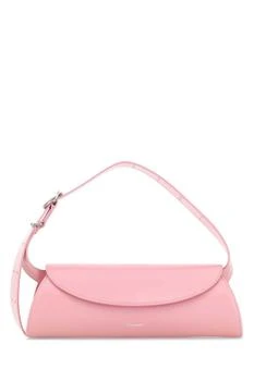 Jil Sander | Jil Sander Cannolo Logo Stamped Small Shoulder Bag