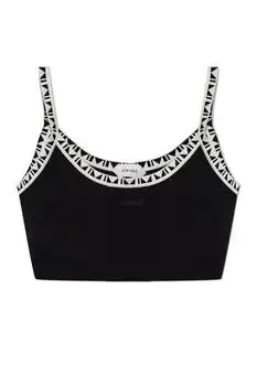 Versace | Versace Pattern-Trim Crop Top