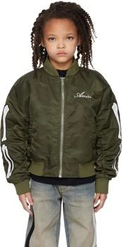 AMIRI | Kids Khaki Bones Bomber Jacket