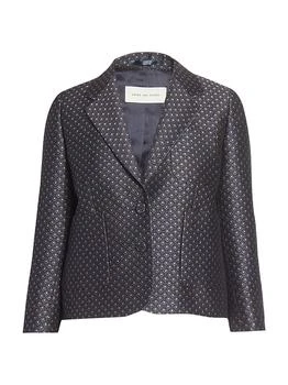Dries Van Noten | Printed Wool-Blend Jacquard Blazer