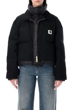 Sacai | Sacai X Carhartt WIP Logo Patch Puffer Jacket