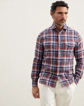 Brunello Cucinelli | Linen Pattern Men's Shirt