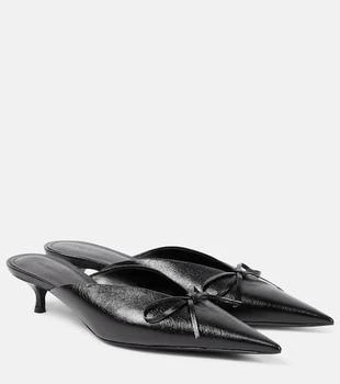 Balenciaga | Knife Bow leather mules