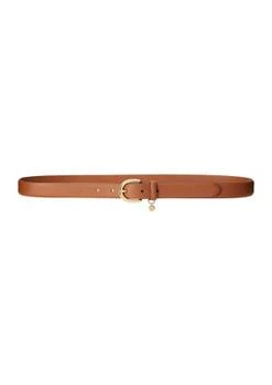Ralph Lauren Charm Saffiano Leather Belt