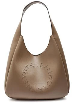 Stella McCartney | Logo large faux leather shoulder bag