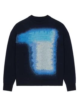Givenchy | Sweater in Wool with Brushed Afternoon Light Jacquard