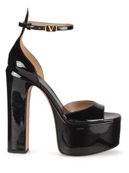 Valentino | Tan-Go 155MM Patent Leather Platform Sandals