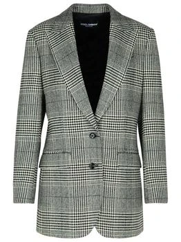 Dolce
Gabbana | Dolce
Gabbana Single-Breasted Glen Plaid Jacket
