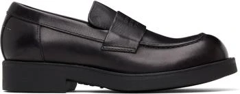 MM6 | Black City Biker Loafers