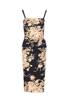 Dolce & Gabbana | Dolce & Gabbana Floral Printed Midi Slip Dress