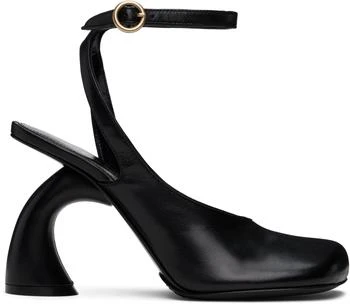 Dries Van Noten | Black Asymmetric Heels
