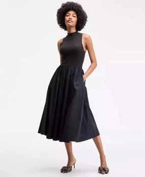 Women
s High-Neck Sleeveless Midi Dress, Exclusively at Macy
s