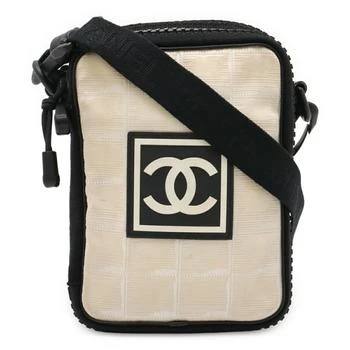 Chanel | New Travel Line ivory Nylon Shoulder Bag (Pre-Owned)
