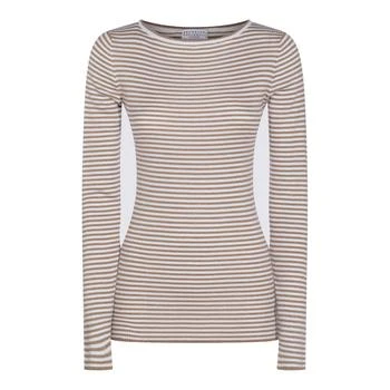 Brunello Cucinelli | Brunello Cucinelli Sparkling Striped Lightweight Jumper