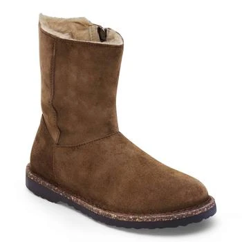 Birkenstock Women's Uppsala Zip Shearling Winter Boot In Dark Tea