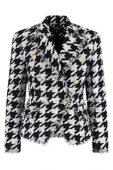 Balmain | Balmain Check Patterned Tweed Blazer