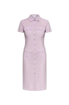 Versace | Versace Stretch Georgette Midi Dress