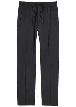 Dolce & Gabbana | Drawstring straight-leg stretch-wool trousers