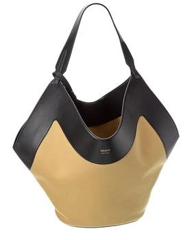 Khaite | KHAITE Lotus Medium Canvas 
Leather Tote