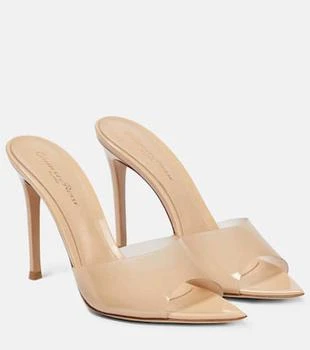 Gianvito Rossi | Elle 105 TPU and patent leather mules