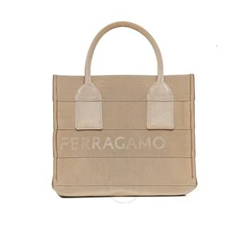 Salvatore Ferragamo | Small Embroidered Logo Calf Leather Bag