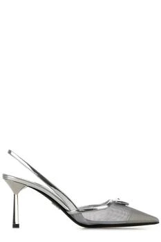 Prada | Prada Mesh-Panelled Slingback Pumps