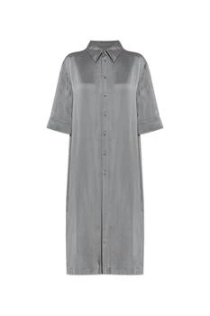Jil Sander | Jil Sander Satin Shirt Dress