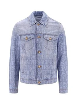 Versace | Versace Long-Sleeved Buttoned Denim Jacket
