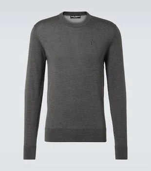 Dolce 
Gabbana | Logo silk sweater