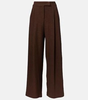 Max Mara | Aereo cotton-blend wide-leg pants
