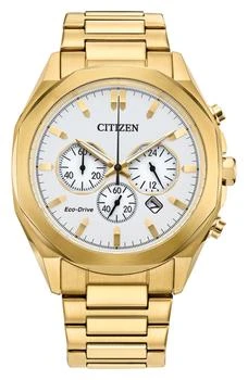 undefined Eco-Drive Chronograph Bracelet Watch, 41mm