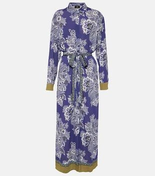 ETRO | Printed shirt midi dress