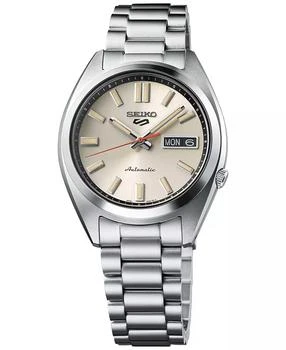 Men's Automatic 5 Sports Midsize Stainless Steel Bracelet Watch 37mm