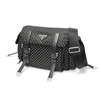 Prada | Nylon Metal Leather Shoulder Bag (Pre-Owned)