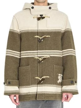Burberry | Burberry Striped Hooded Short Coat