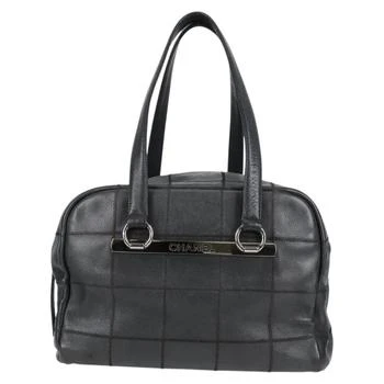 Chanel | Square Stitch Shoulder Bag Quilted Caviar Leather Bag (Pre-Owned)